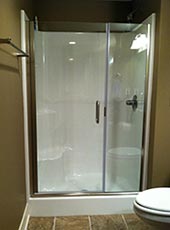 illusion shower door in Des Moines area