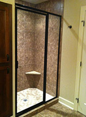 framed shower door in Ankeny and Des Moines area