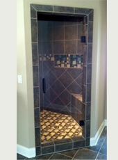 frameless shower door in Ankeny and Des Moines area